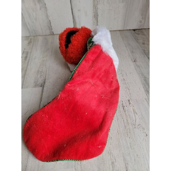 Elmo sesame street christmas stocking red xmas home decor - Picture 5 of 7